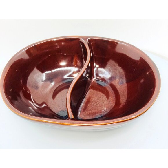 VTG MCM Divided Serving Mar-crest Stone-Proof Ovenware Made in USA Oven Safe - Picture 11 of 11